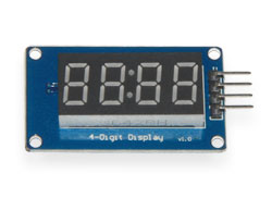 ARDUINO module  Display Hour, 4 digits and colon HW-069