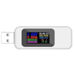 USB volt-ampere-wattmeter MX18 white