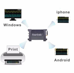 Oscilloscope USB WiFi HANTEK IDSO1070A [70MHz, 2 channels, set-top box]