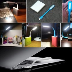 LED lamp USB flexible black white cold light