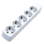 Plug block 50100 5 sockets with grounding [16A, 250V]