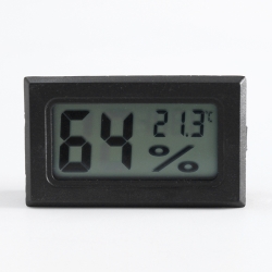 Electronic thermohygrometer  YS-11 panel rectangular BLACK