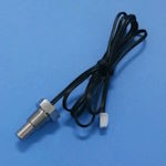 temperature sensor NTC 10K 1% B3950 sleeve bolt M10x1 cable 1.5 m