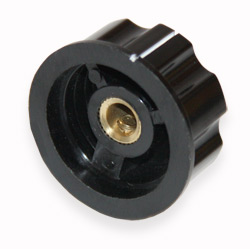  6.4mm axle handle MF-A03 Black D = 27mm H = 16mm