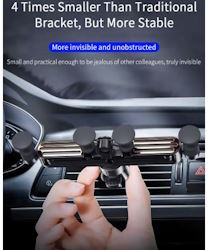  Car phone holder self-locking on grating mini black