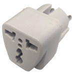 Adapter 220V ASIA-EURO HK-179 without grounding White