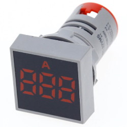 Panel ammeter AD16-22AMS1-R 0-100AC Red
