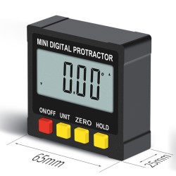  SYNTEK Inclinometer  Mini Digital PROTRACTOR tilt angle meter
