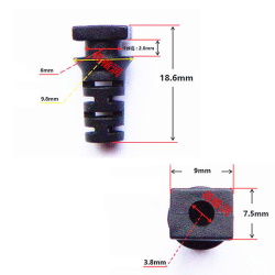 Гнучке кабельне введення XD-23 3.8mm Black