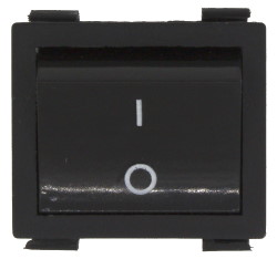 Перемикач клавішний KCD7-301 ON-OFF 6pin Black