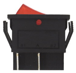 Перемикач клавішний KCD7-301 ON-OFF 6pin RED