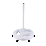 Floor stand on wheels<gtran/> FS3 for lamps, ring loop<gtran/>