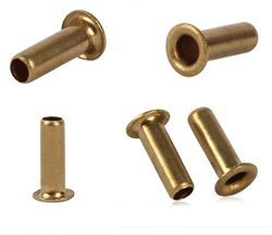 Brass rivet D4 x 5 mm