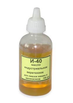 Industrial oil I-40 (spindle) 100 ml