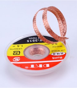 Solder absorbent braid DKT-1015 (1.0 мм, длина 1.5м)