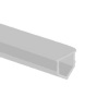 PVC Вкладиш у верстатний профіль 30x30 сірий металік