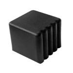 Reinforcement plug for square pipes 25x25mm outer black