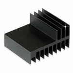 Радіатор алюмінієвий<gtran/> 50*58*31.8MM Module heat sink aluminum black oxide