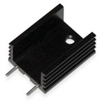 Радіатор алюмінієвий<gtran/> 20*15*10MM K20 radiator heatsink TO-220 with pins