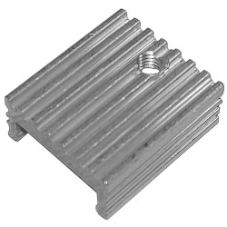 Aluminum radiator 15*7*17MM TO-220 aluminum heat sink U-shaped