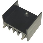 Радіатор алюмінієвий<gtran/> 20*24*16MM D20 aluminum heat sink (with pin)