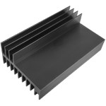 Радіатор алюмінієвий<gtran/> 150*58*31.8MM heat sink aluminum black