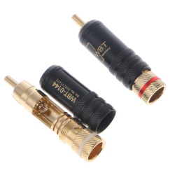 Plug to cable RCA WBT-0144 tulip red