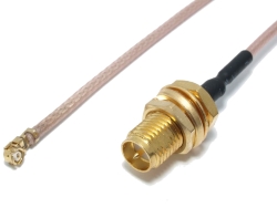Cable RP-SMA female - IPEX U.FL female RG178 L=150mm