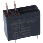 Реле QY62F-012-HS<gtran/> 20A 1A coil 12VDC