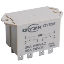 Relay QY836-380AC-2HP 30A 2A coil 380VAC
