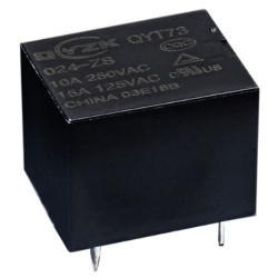 Relay QYT73-005DC-HS 10A 1A coil 5VDC