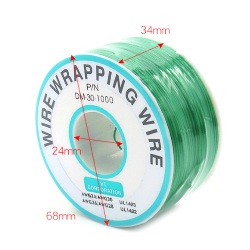 Installation wire 30AWG solid brown on 250m reel