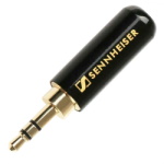 Штекер на кабель<gtran/> HM-703 Sennheiser 3-pin 2.5mm Чорний, тип Б<gtran/>