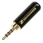 Штекер на кабель<gtran/> HM-702 Sennheiser 4-pin 2.5mm Чорний, тип Б<gtran/>