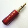 Штекер на кабель Sennheiser 3-pin 3.5mm эмаль Красный, тип А