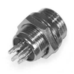 Connector GX12 M12 5pin M to body