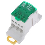 Розподільний блок<gtran/> на DIN-рейку UKK80A Green<gtran/>