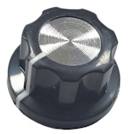 Handle on axle 6mm Star<gtran/> MF-A01 Черная D=20мм H=12мм ver.2
