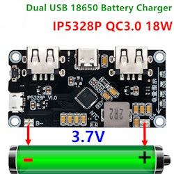Модуль PowerBank 2xUSB TYPE-C IP5328P V1.0