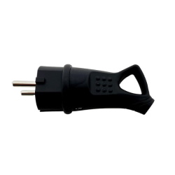 Corner fork  5 мм із заземленням 16a, 250 В гума eh-rb-a45