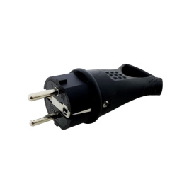 Corner fork  5 мм із заземленням 16a, 250 В гума eh-rb-a45