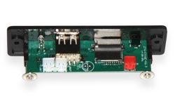 Фронтальна панель ZTV-CT10E MP3/USB/TF (Micro SD) /пульт, чорний