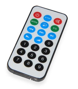 Фронтальна панель 1620 v1 MP3/USB/TF (Micro SD) BT/пульт