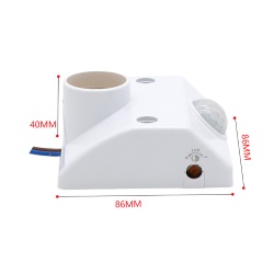 IR wall motion sensor E27