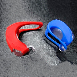 Bicycle flashlight overall  HEAD black [2LED, RED glow]