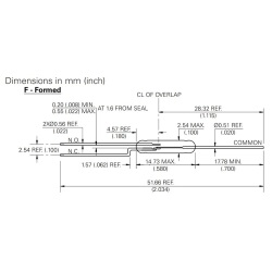 Reed switch  MDRR-DT-10-15-F changeover