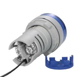 Ватметр щитовий AD16-22kw-B 220/380VAC 26/45kW Синій