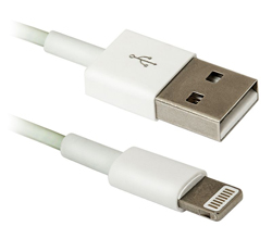 Кабель USB 2.0 AM/Apple Lightning 1.0м білий