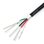 Кабель сигнальний<gtran/> UL2725 26AWG+28AWG OD3.5mm Black (USB data)