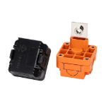  battery terminals  5353-350A (b-A-400f) steam (orange+black)